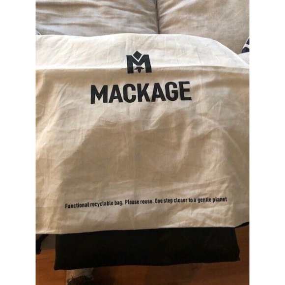 NWT $450 MACKAGE LUCILLE BLACK LAMBSKIN LEATHER MIDI PENCIL SKIRT US SIZE 10 - Picture 7 of 9